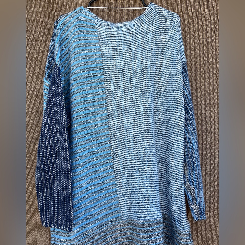Style & Co Macy's Plus Colorblock Tunic Sweater Women’s Sz XL